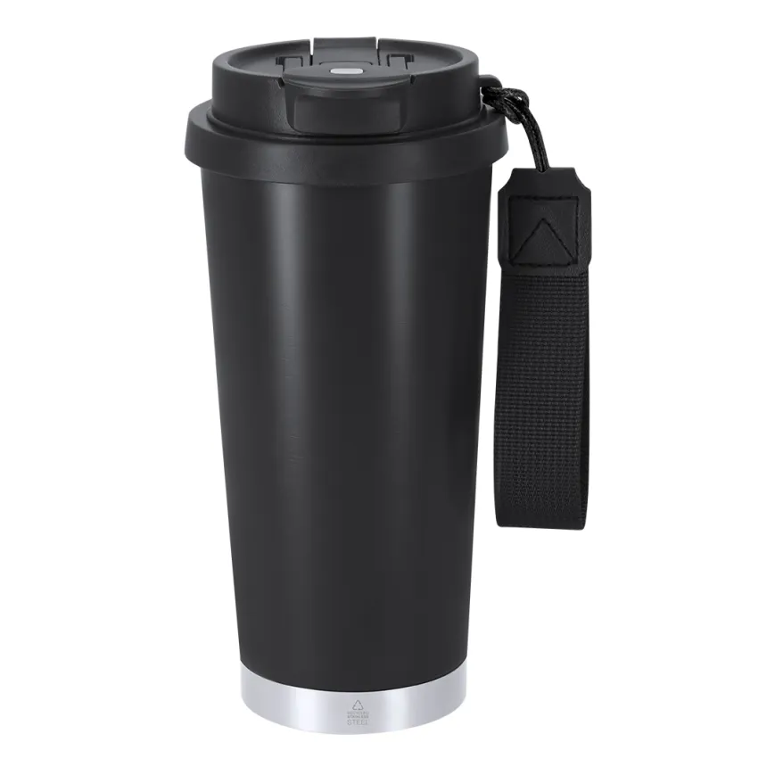 Bicchiere con cinghia per trasporto - cod. MK-21982