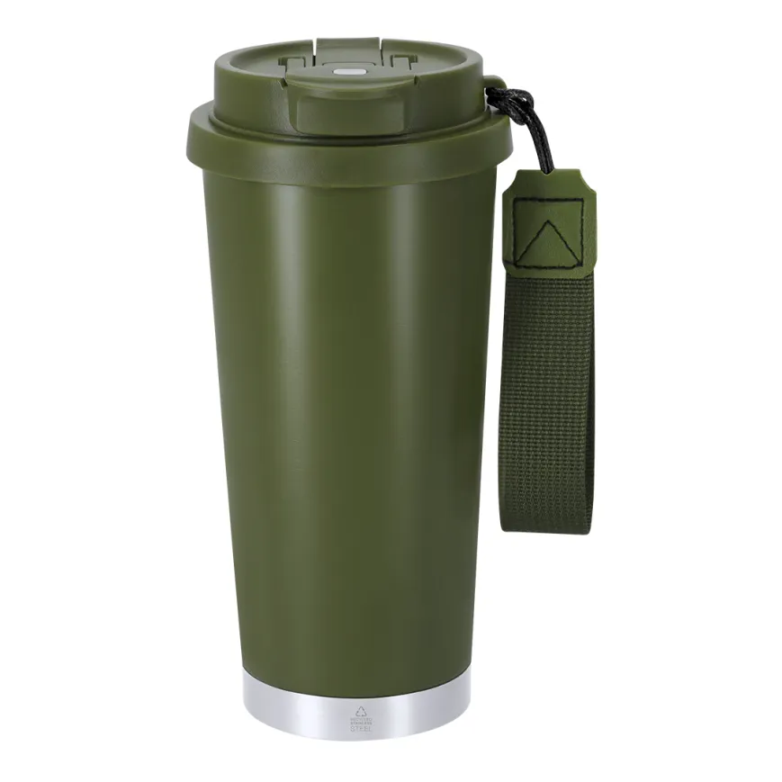 Bicchiere con cinghia per trasporto - cod. MK-21982