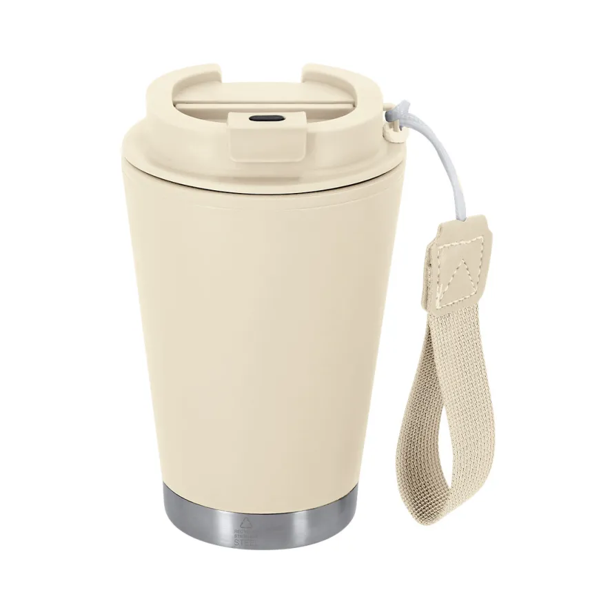 Bicchiere termico con manico in poliestere - cod. MK-22128