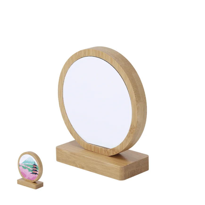 Targa commemorativa in bambù con magnete - cod. MK-22151