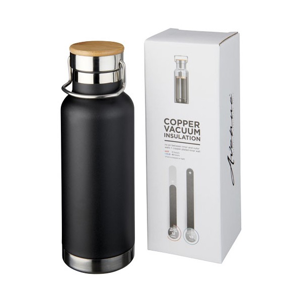 Borraccia sportiva Thor con isolamento sottovuoto in rame da 480 ml - cod. P100594