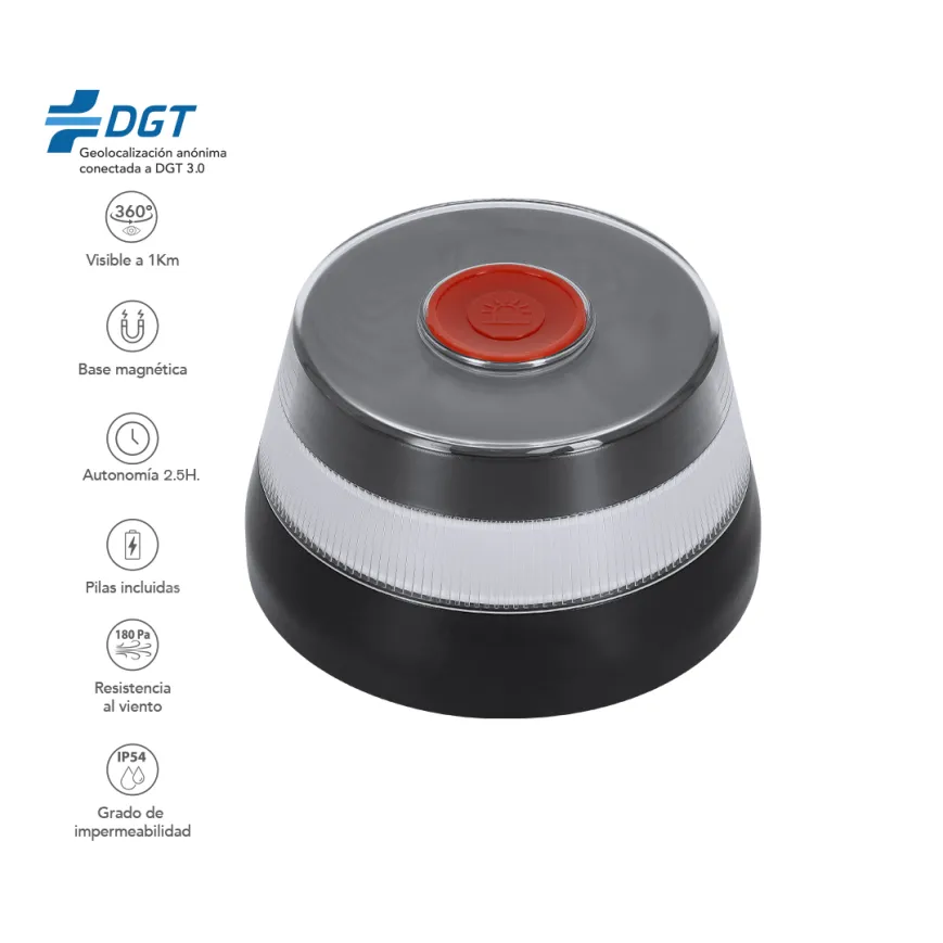 Luce d'Emergenza V16 Geolocalizzata - cod. MK-22471