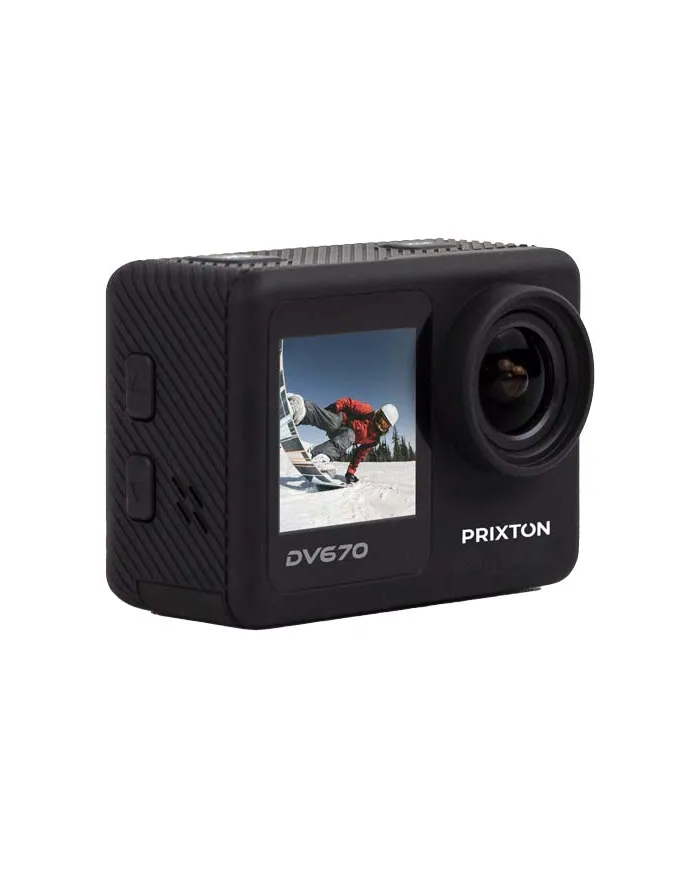 Action camera a doppio schermo da 4K Prixton DV670 - cod. P2PA173