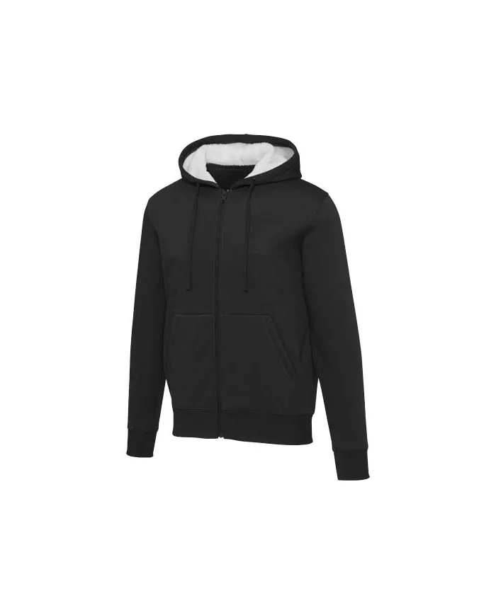 Felpa con cappuccio e zip intera in sherpa Natron - cod. P39507