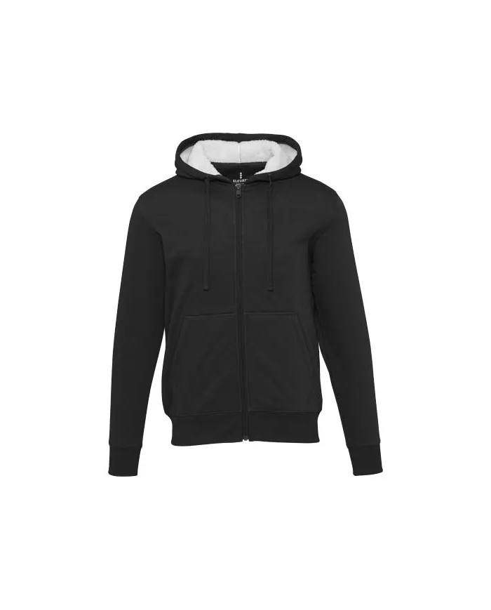 Felpa con cappuccio e zip intera in sherpa Natron - cod. P39507