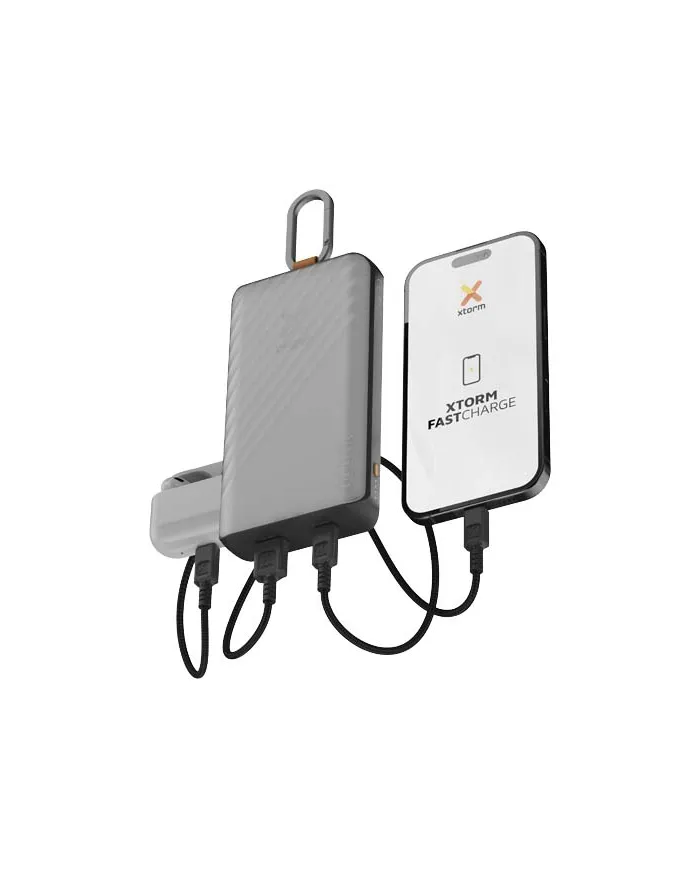 Power bank a energia solare da 10.000 mAh 15 W con luce - cod. P124479