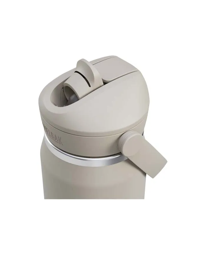 Borraccia con cannuccia girevole in acciaio inossidabile da 740 ml - cod. P100888