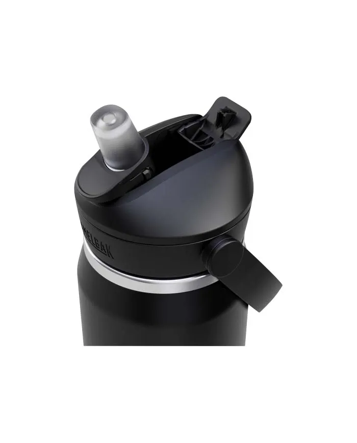 Borraccia con cannuccia girevole in acciaio inossidabile da 740 ml - cod. P100888