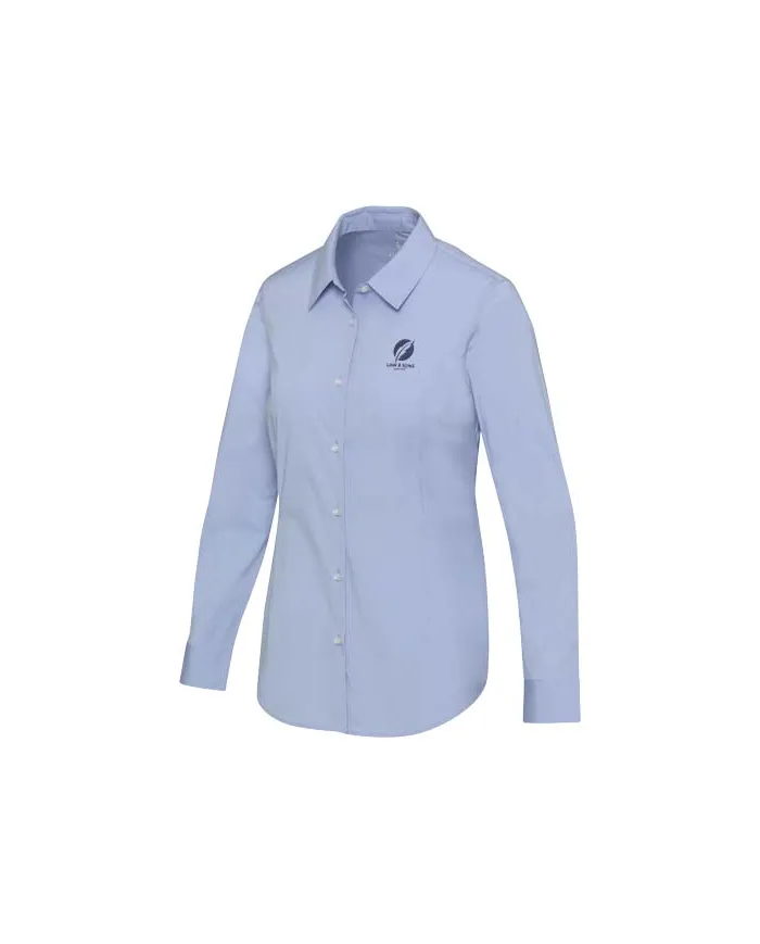 Camicia in tessuto di popeline da donna - cod. P39503