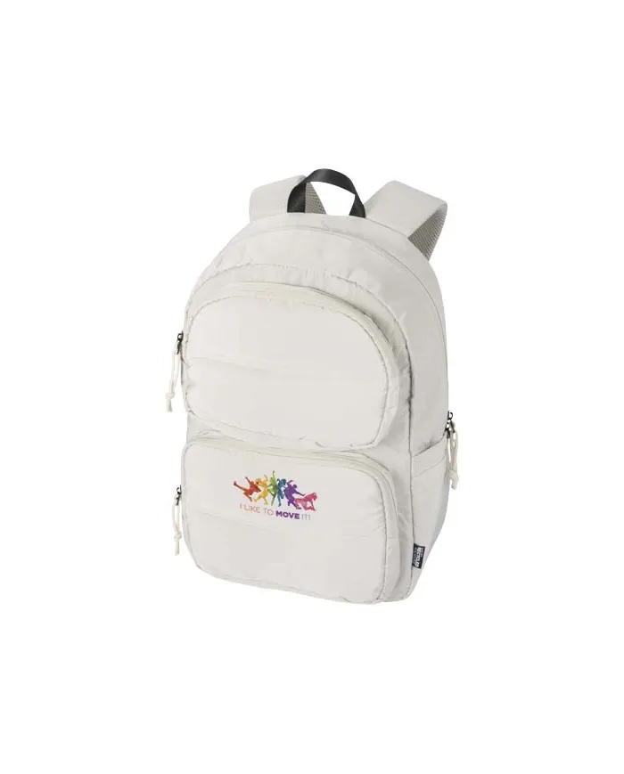 Zaino per portatile da 15,6" in materiale riciclato certificato GRS da Puffer - 18L - cod. P130114
