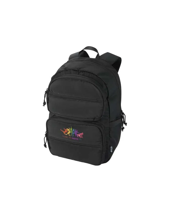 Zaino per portatile da 15,6" in materiale riciclato certificato GRS da Puffer - 18L - cod. P130114