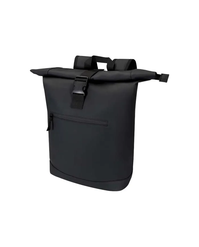 Zaino roll-top per portatile da 15" in materiale riciclato certificato GRS da 18 litri Resi Plus - cod. P130093