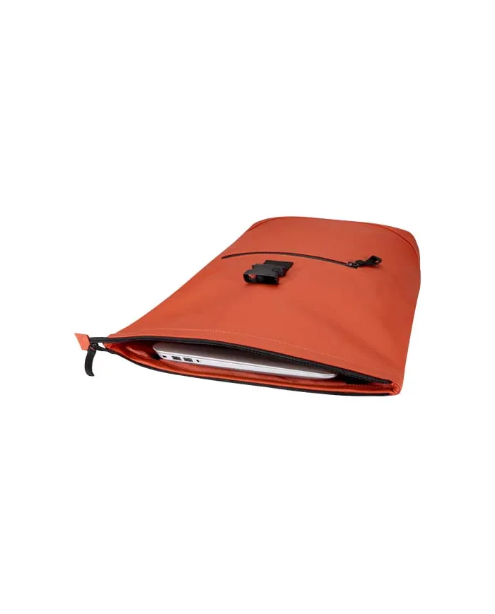 Zaino roll-top per portatile da 15" in materiale riciclato certificato GRS da 18 litri Resi Plus - cod. P130093