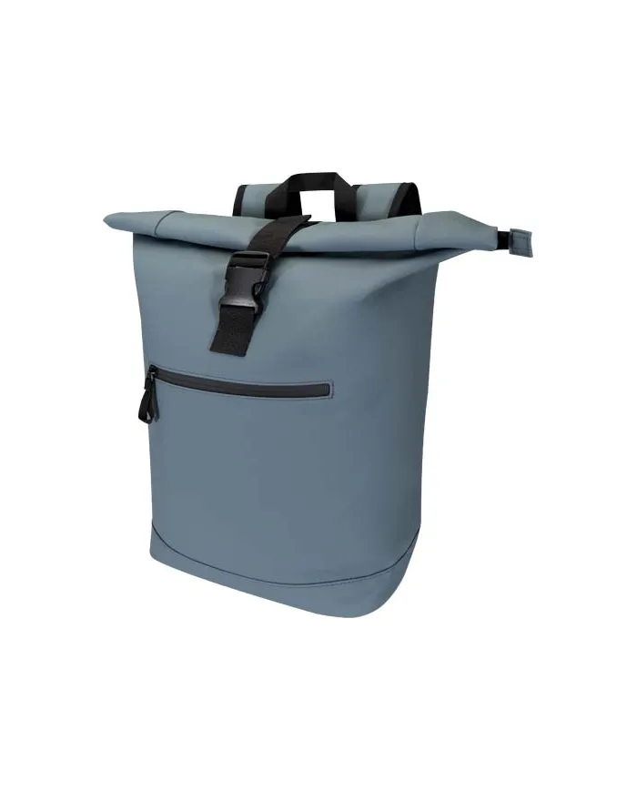 Zaino roll-top per portatile da 15" in materiale riciclato certificato GRS da 18 litri Resi Plus - cod. P130093
