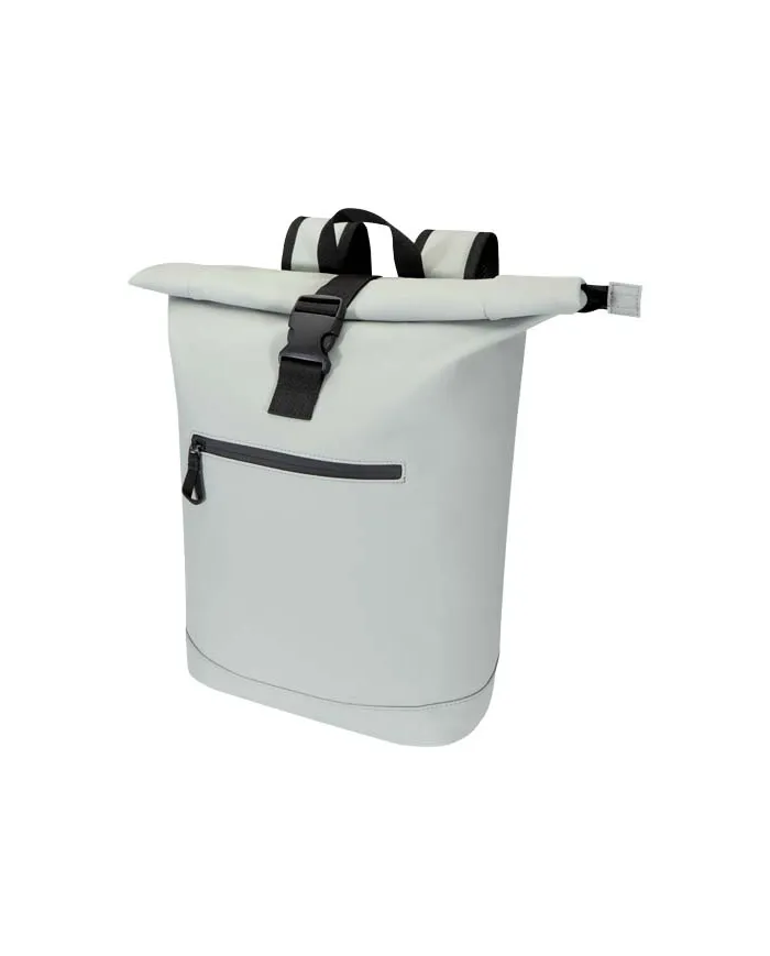 Zaino roll-top per portatile da 15" in materiale riciclato certificato GRS da 18 litri Resi Plus - cod. P130093