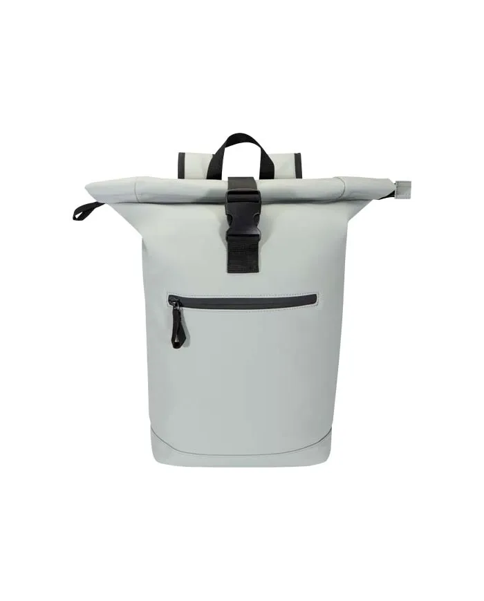 Zaino roll-top per portatile da 15" in materiale riciclato certificato GRS da 18 litri Resi Plus - cod. P130093