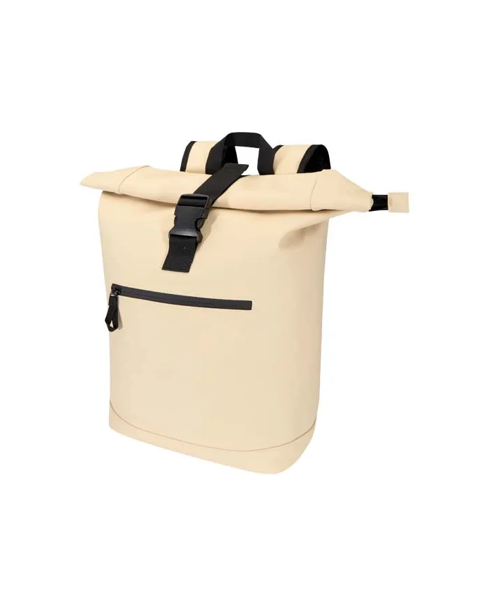 Zaino roll-top per portatile da 15" in materiale riciclato certificato GRS da 18 litri Resi Plus - cod. P130093