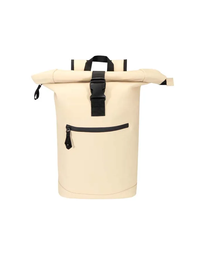 Zaino roll-top per portatile da 15" in materiale riciclato certificato GRS da 18 litri Resi Plus - cod. P130093
