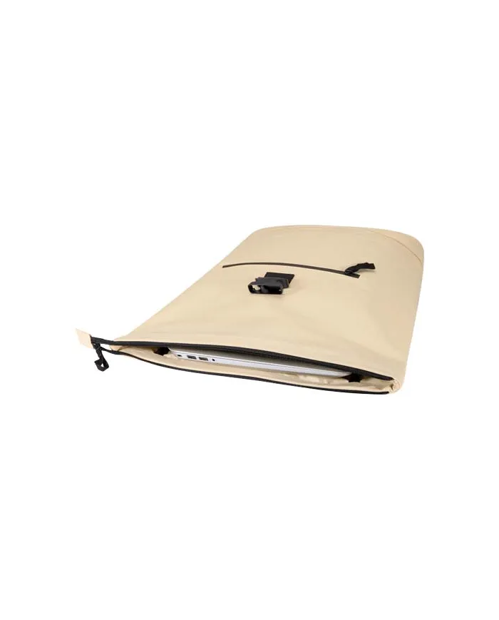 Zaino roll-top per portatile da 15" in materiale riciclato certificato GRS da 18 litri Resi Plus - cod. P130093