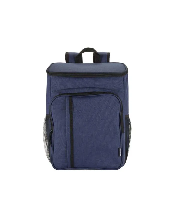 Zaino termico per picnic in materiale riciclato certificato GRS con set di posate Tundra - 20L - cod. P130120