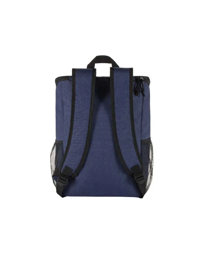Zaino termico per picnic in materiale riciclato certificato GRS con set di posate Tundra - 20L - cod. P130120