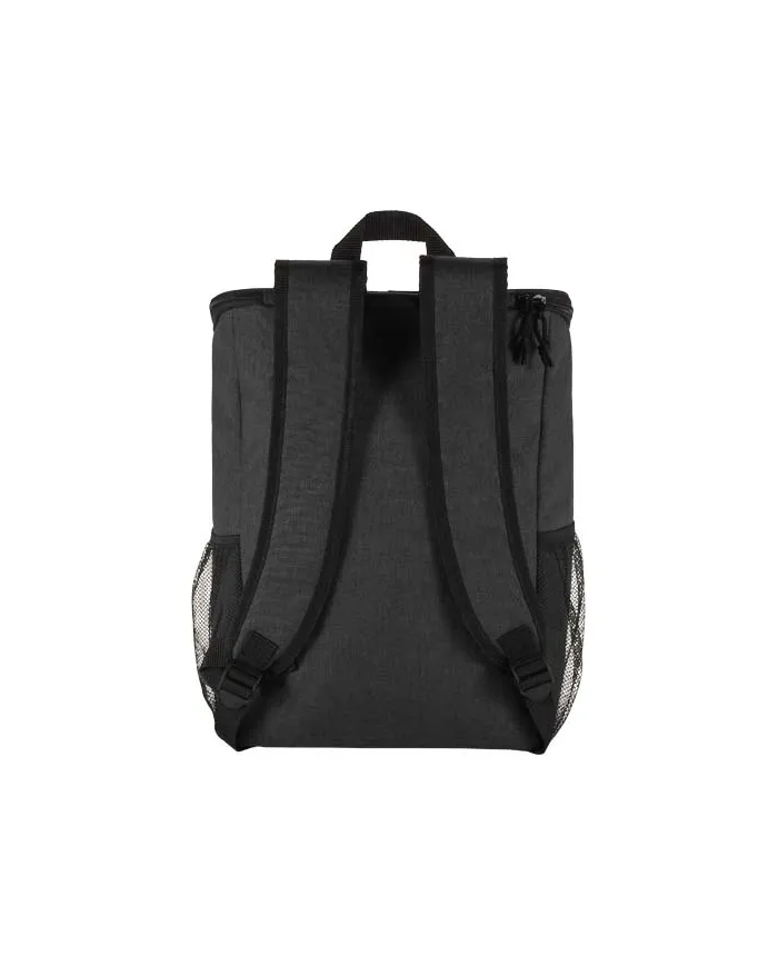 Zaino termico per picnic in materiale riciclato certificato GRS con set di posate Tundra - 20L - cod. P130120