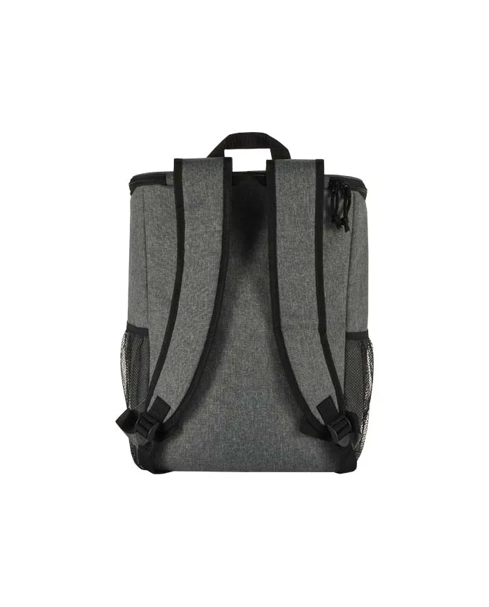 Zaino termico per picnic in materiale riciclato certificato GRS con set di posate Tundra - 20L - cod. P130120