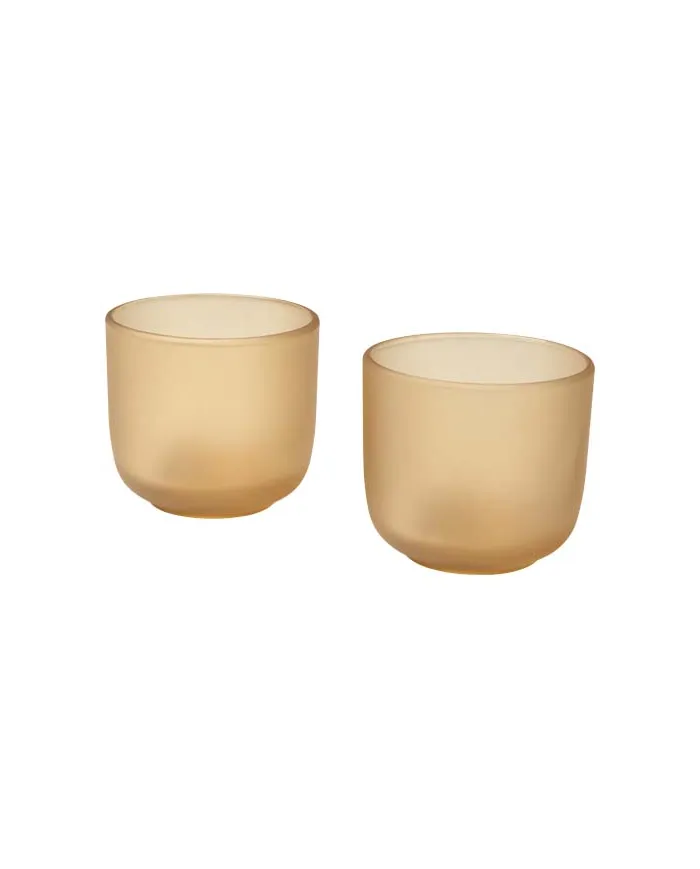 Set di 2 bicchieri in vetro con finitura opaca da 200 ml Male - cod. P126400