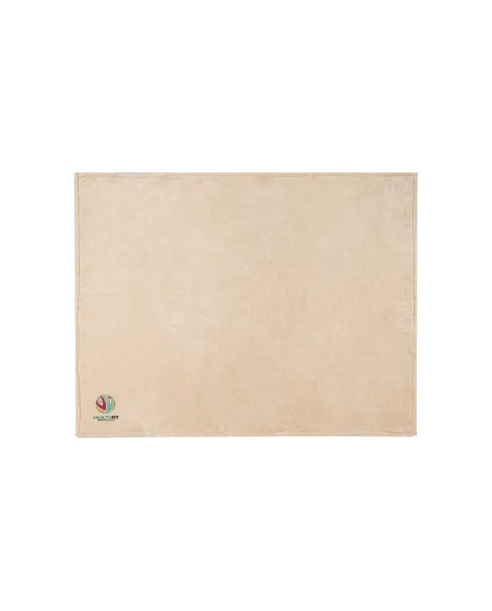 Coperta in sherpa riciclato certificato GRS Ashen - cod. P113515