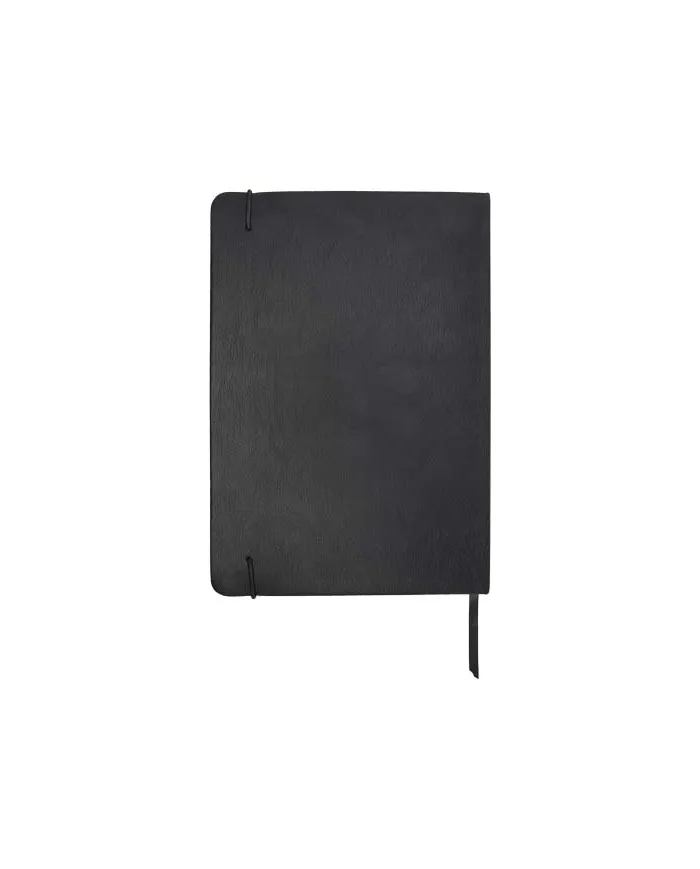 Set con blocco note formato A5 con copertina rigida e penna roller Legato Elegance - cod. P106258