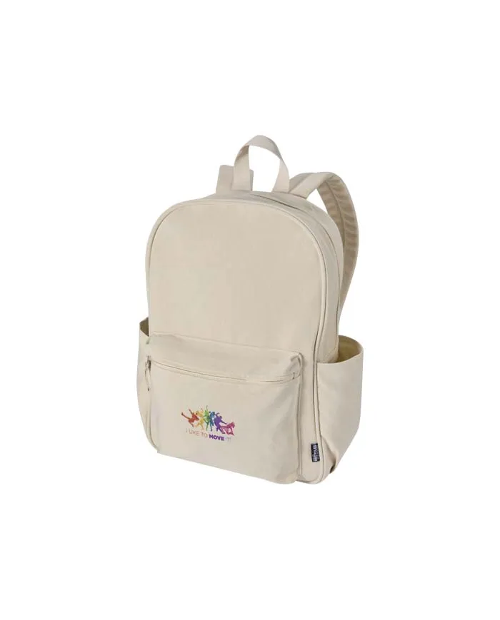 Zaino da città per portatile da 15,6" in materiale riciclato certificato GRS Recanvas - 16L - cod. P130124