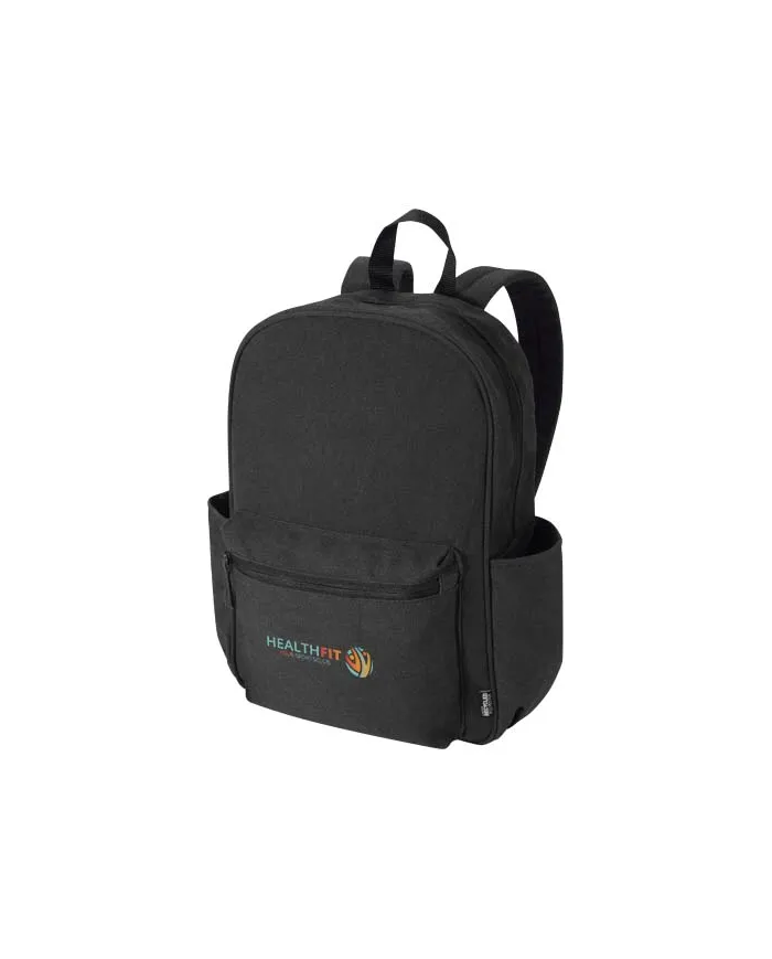 Zaino da città per portatile da 15,6" in materiale riciclato certificato GRS Recanvas - 16L - cod. P130124