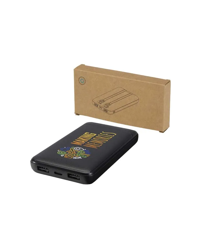 Power bank 10000mah con 2 cavi integrati - cod. P124459