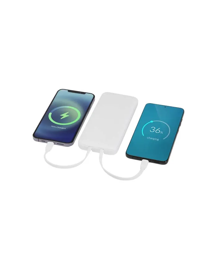Power bank 10000mah con 2 cavi integrati - cod. P124459