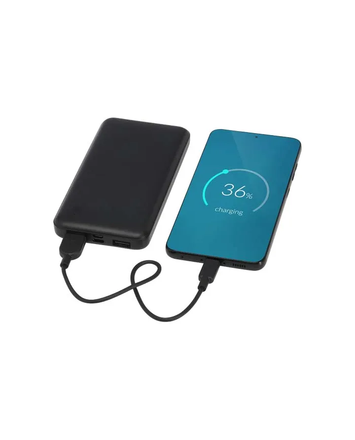 Power bank da 10.000 mAh in plastica riciclata - cod. P124458