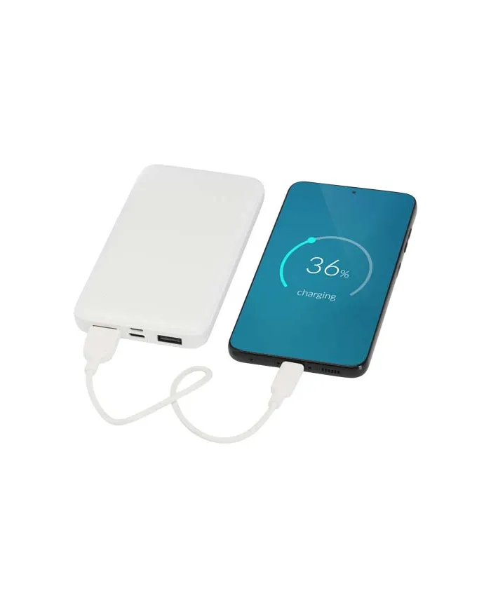 Power bank da 10.000 mAh in plastica riciclata - cod. P124458