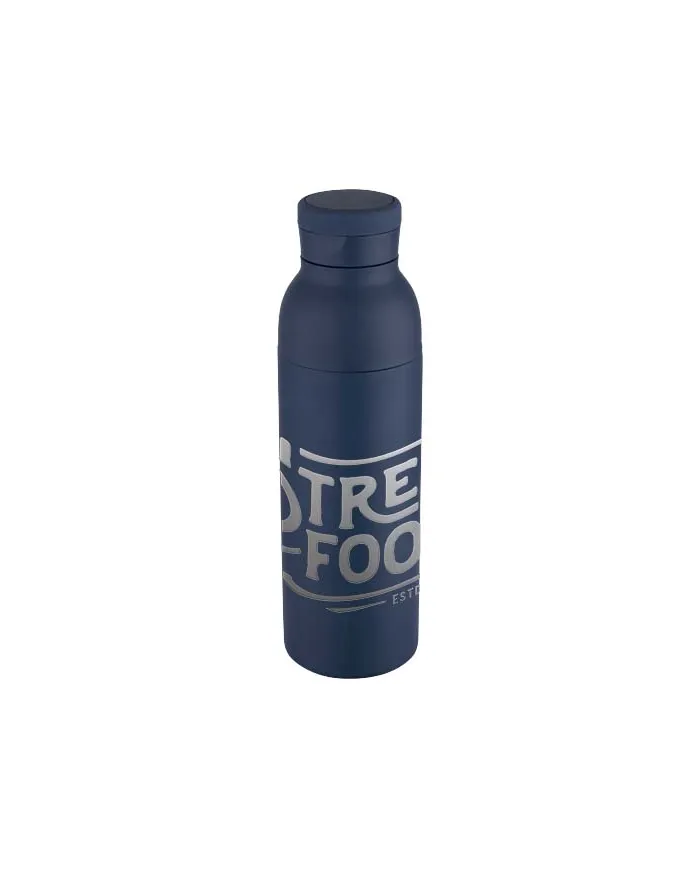 Borraccia termica con manico in silicone da 650 ml - cod. P100838