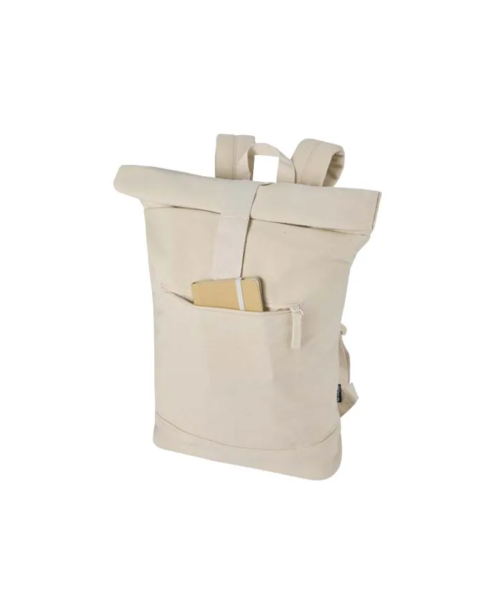 Zaino rolltop per portatile da 14" in materiale riciclato Recanvas - 16L - cod. P130123