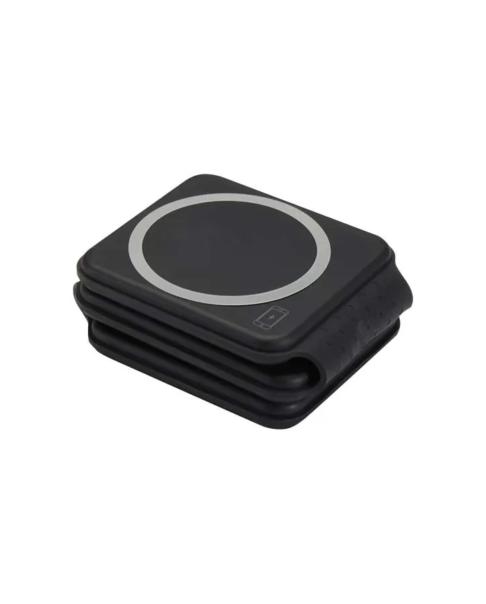 Caricabatterie wireless 3 in 1 da 15 W pieghevole in plastica riciclata Armus - cod. P124498