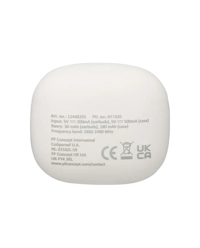 Cuffie Bluetooth® True Wireless con inserti auricolari in silicone - cod. P124482