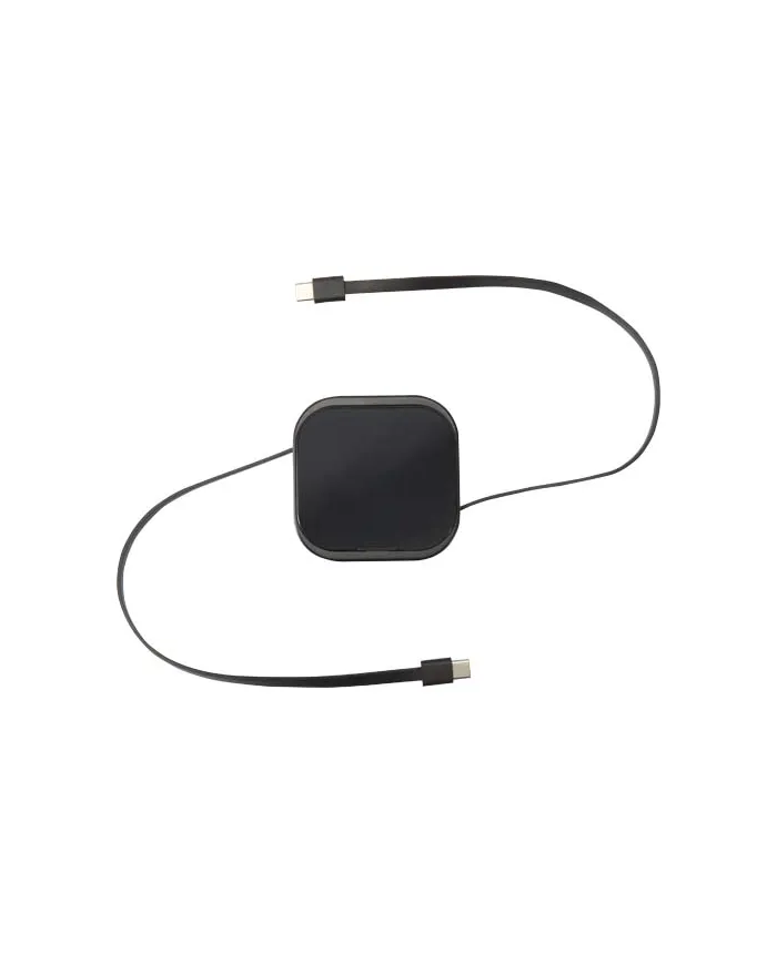 Cavo retrattile 5 in 1 in materiale riciclato con cavo retrattile per la sincronizzazione dei dati e la ricarica - cod. P124448