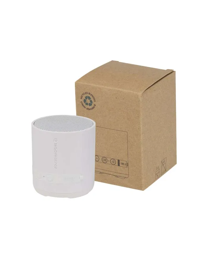 Speaker wireless da 3 W in plastica riciclata Hunor - cod. P124454