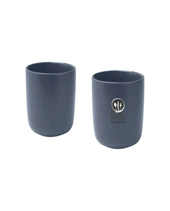 Set di 2 bicchieri in ceramica con finitura opaca da 350 ml Male - cod. P126396