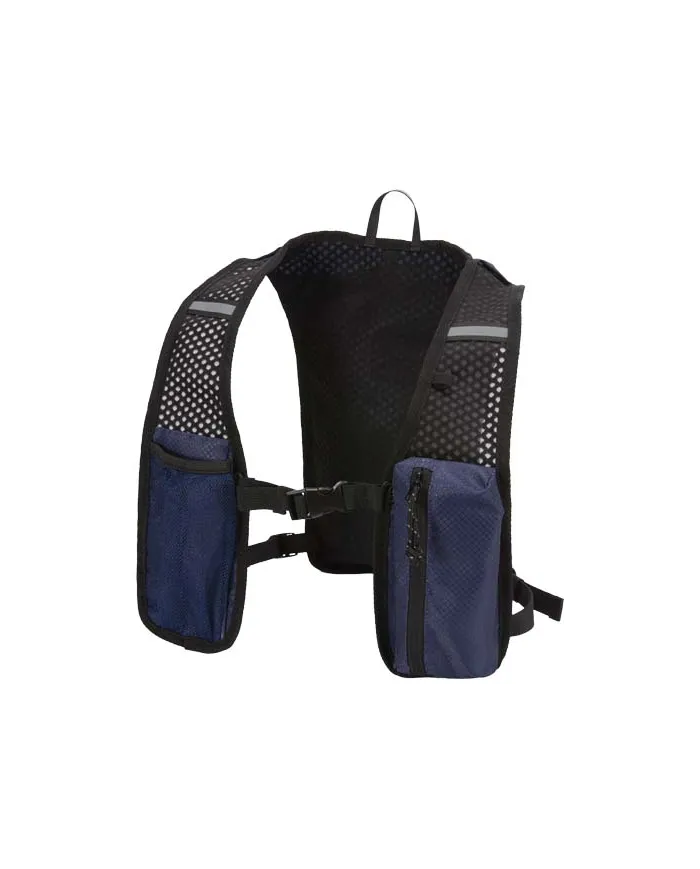 Gilet per la corsa in materiale riciclato certificato GRS con zainetto per l'idratazione da 5 litri Nomad - cod. P130098