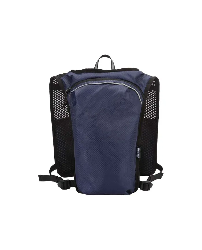 Gilet per la corsa in materiale riciclato certificato GRS con zainetto per l'idratazione da 5 litri Nomad - cod. P130098