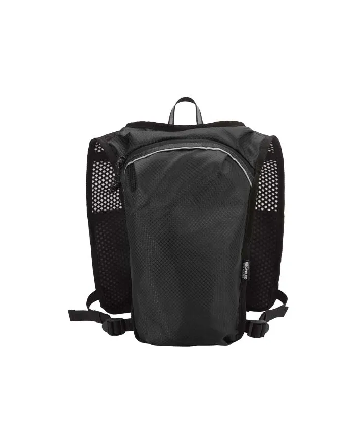 Gilet per la corsa in materiale riciclato certificato GRS con zainetto per l'idratazione da 5 litri Nomad - cod. P130098
