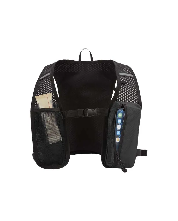 Gilet per la corsa in materiale riciclato certificato GRS con zainetto per l'idratazione da 5 litri Nomad - cod. P130098