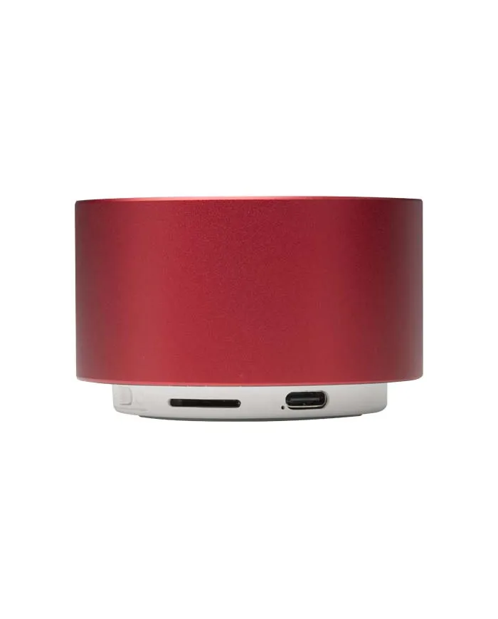 Speaker Bluetooth® wireless in alluminio riciclato da 3 W Ankaa - cod. P124486