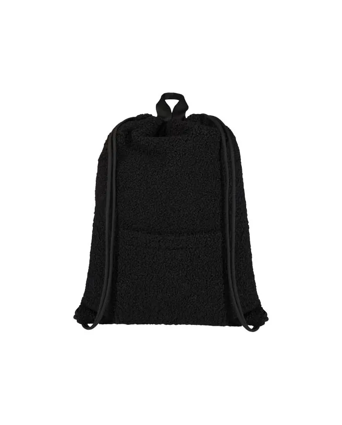 Zaino con cordoncino in sherpa riciclato certificato GRS da 9 litri Bear - cod. P120773
