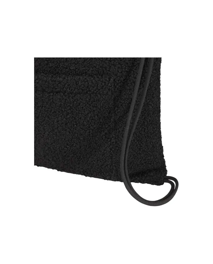 Zaino con cordoncino in sherpa riciclato certificato GRS da 9 litri Bear - cod. P120773
